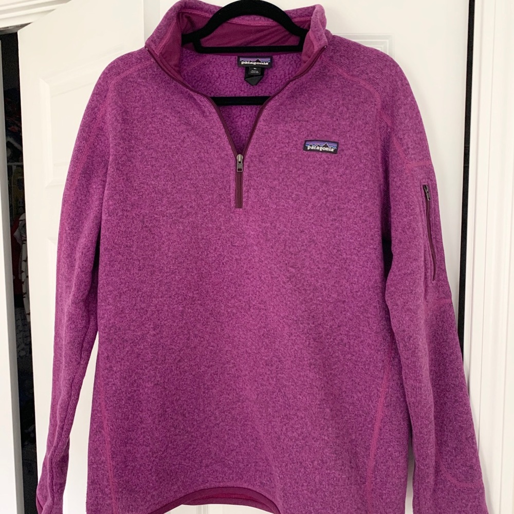Patagonia Fleece Pullover Purple